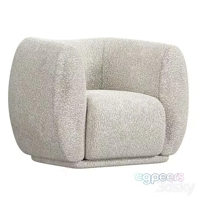 3ds Max Free – Panther Armchair by STUDIOPARISIEN