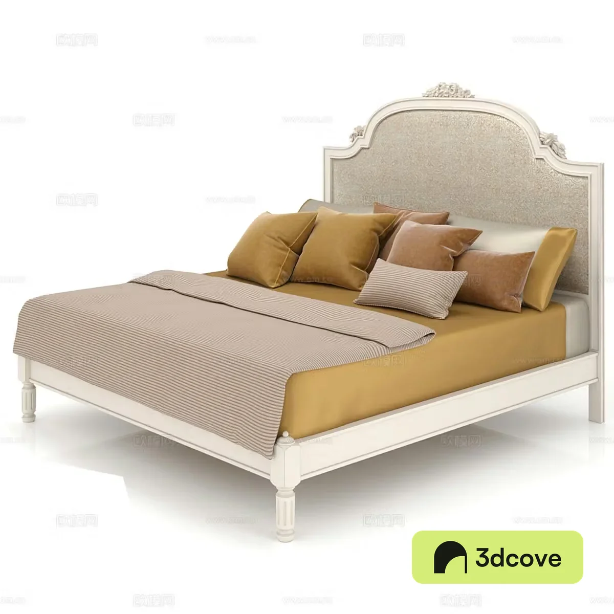 French double bed