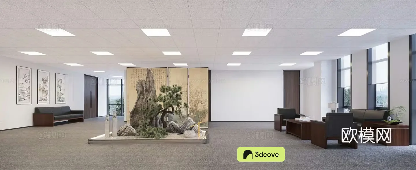 New Chinese company front desk