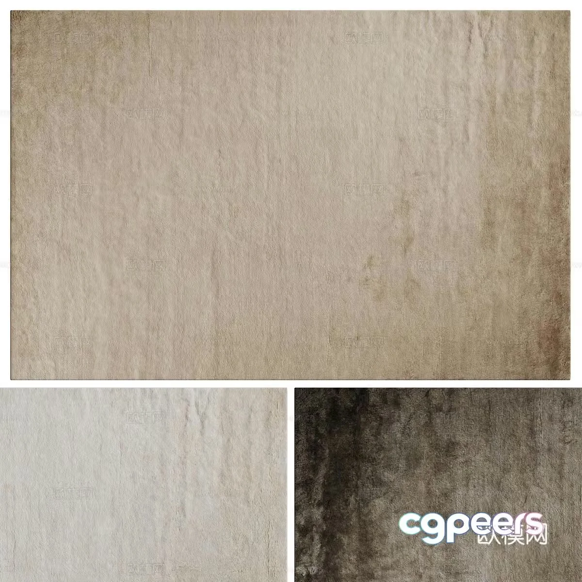 Simple carpet fabric carpet 3d model