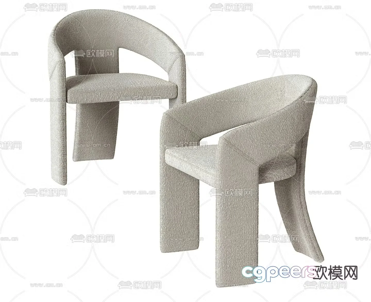 Bonaldo lounge chair 3d model