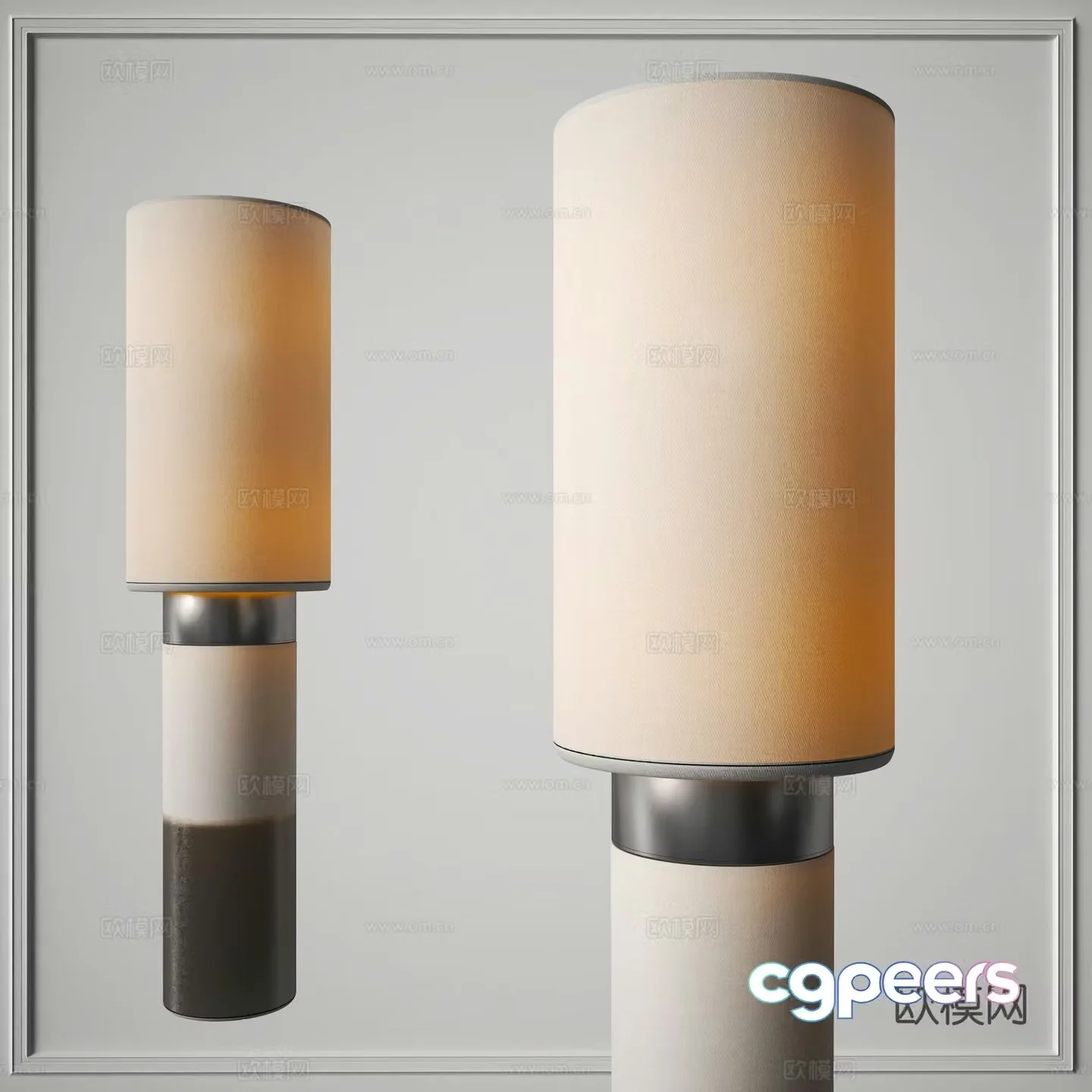 Wabi Sabi desk lamp simple desk lamp 3d model