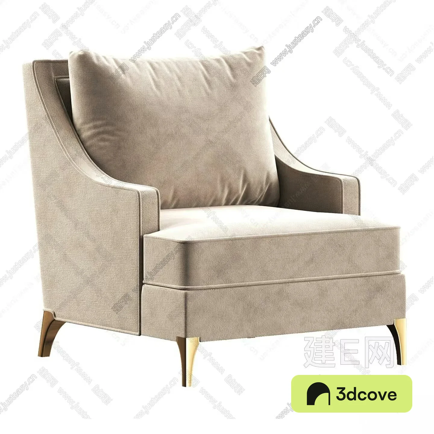 A Beige Armchair