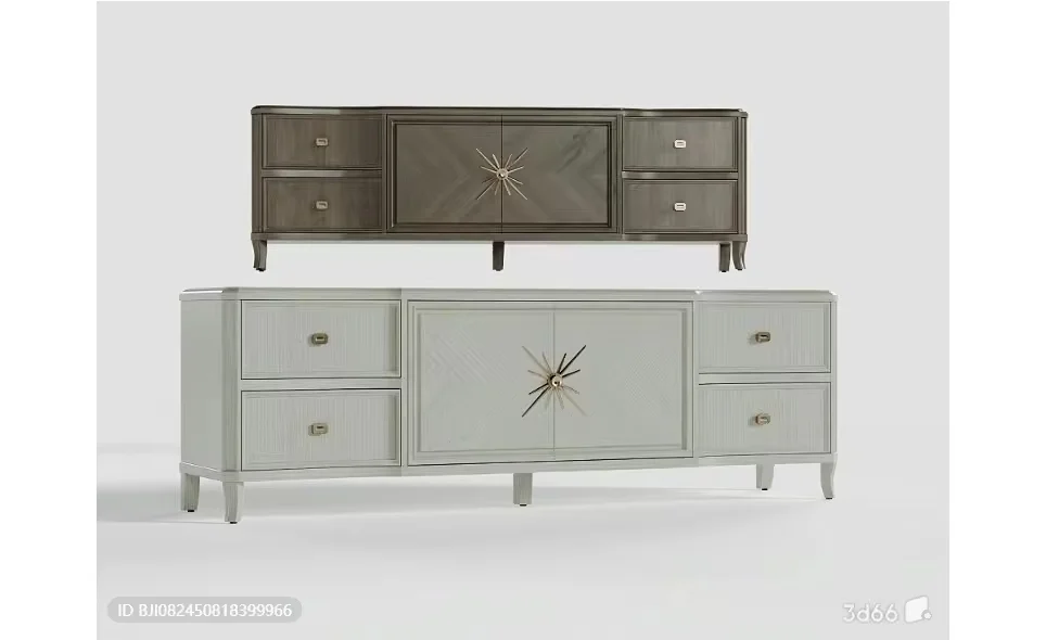 Mid-Century Style Dresser 3D Model – 1597 – VRAY Render