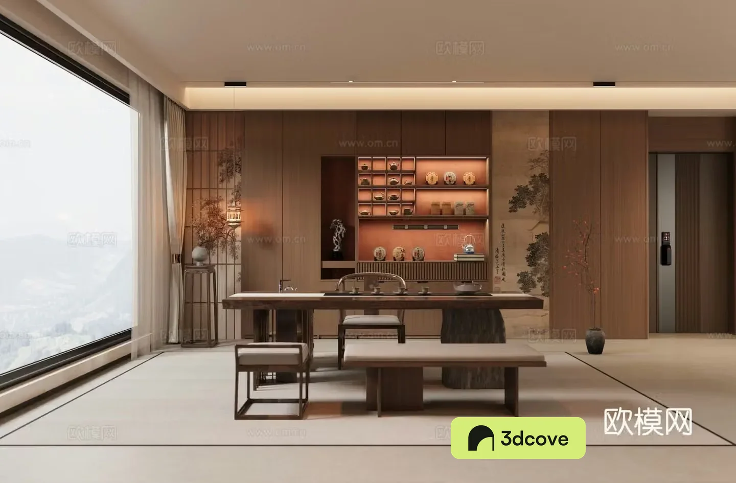 New Chinese tea room