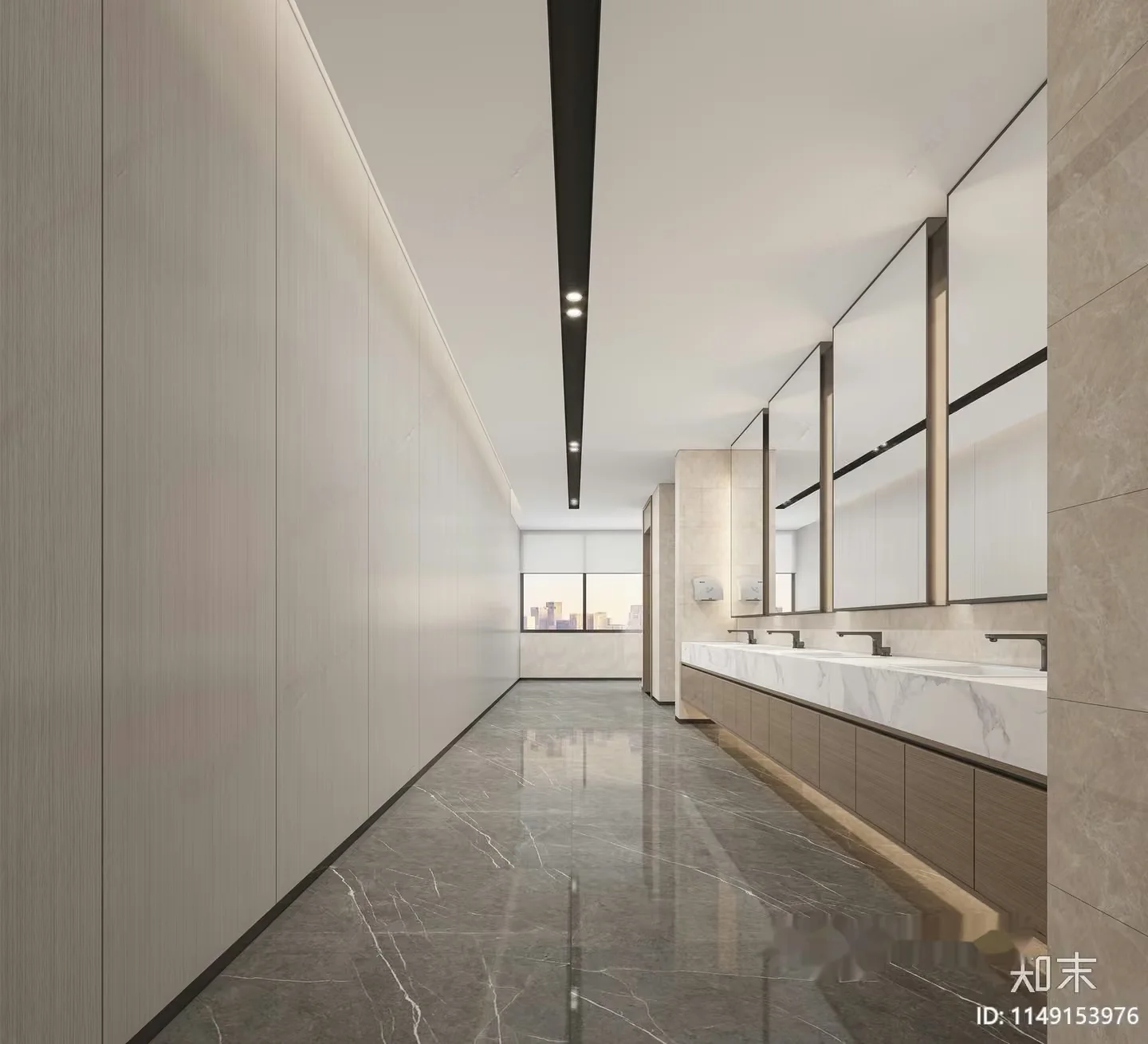 Modern Bathroom Vanity 3D Model – 13059 – VRAY Render
