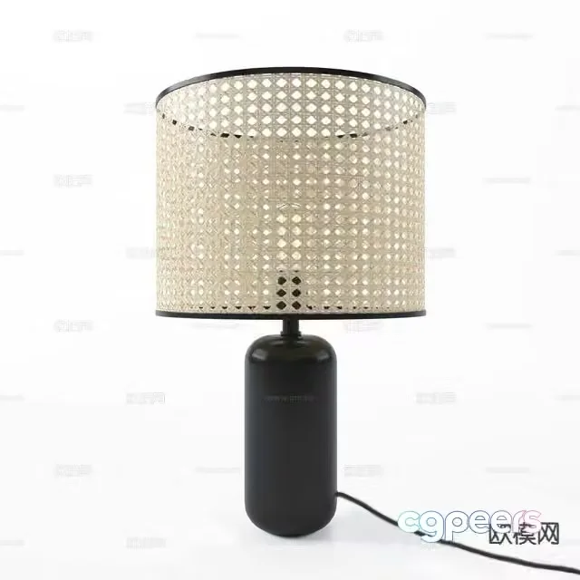 Modern desk lamp 3d model