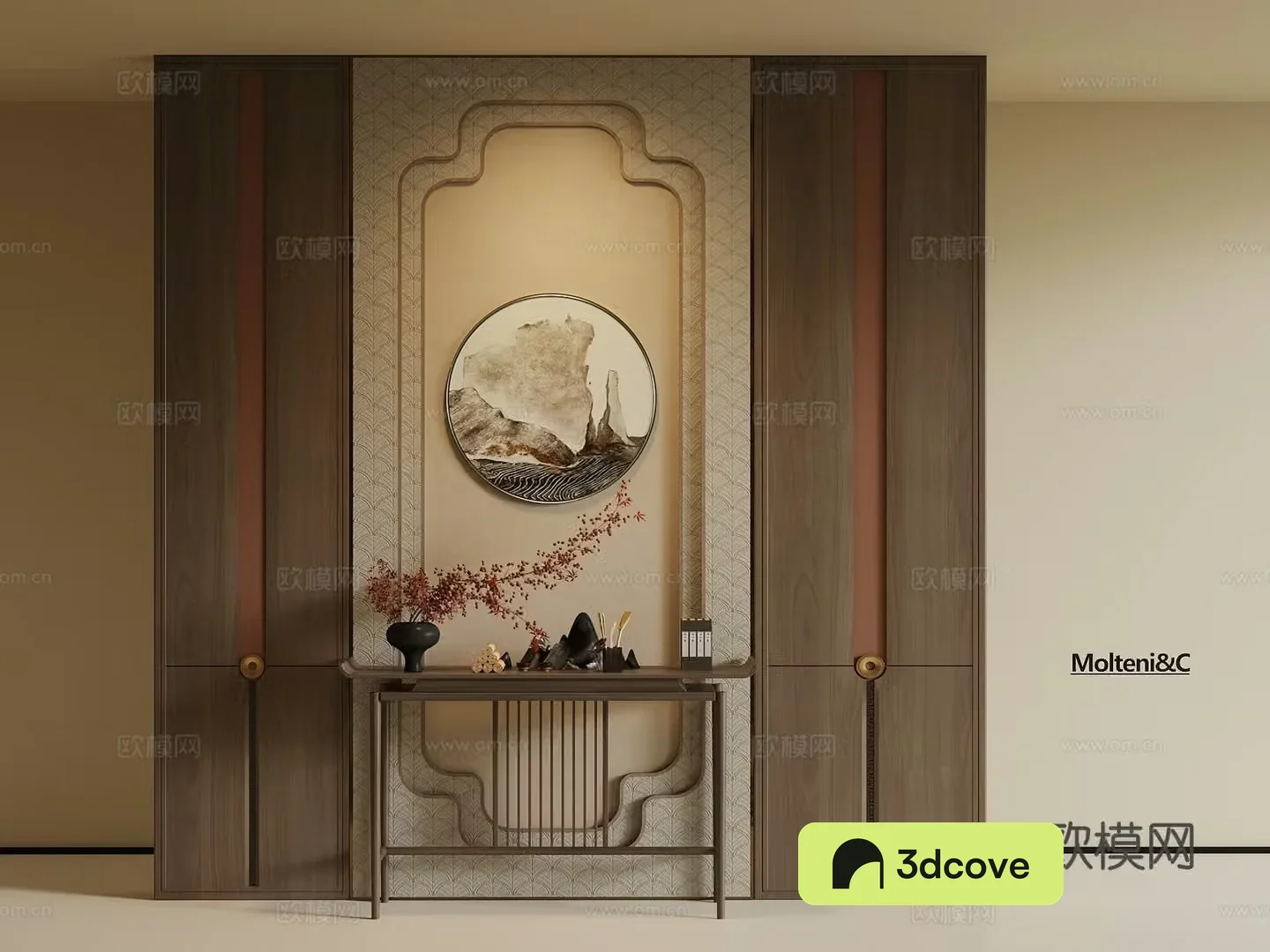 New Chinese style entrance