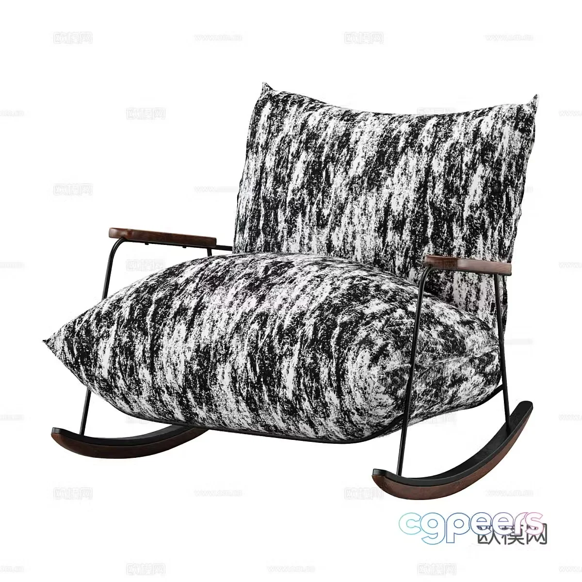 Single sofa leisure sofa 3d model