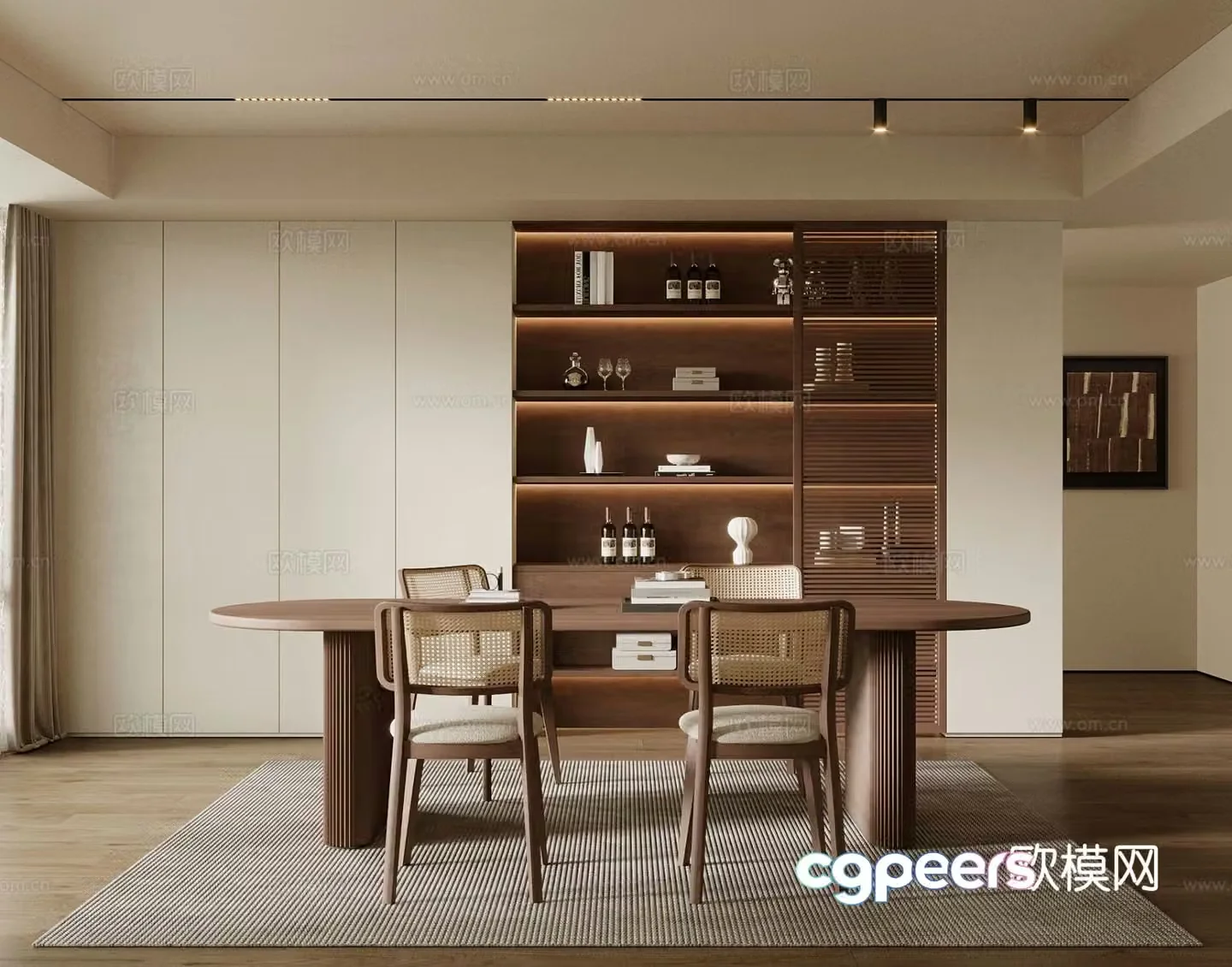 Wabi Sabi restaurant 3d model