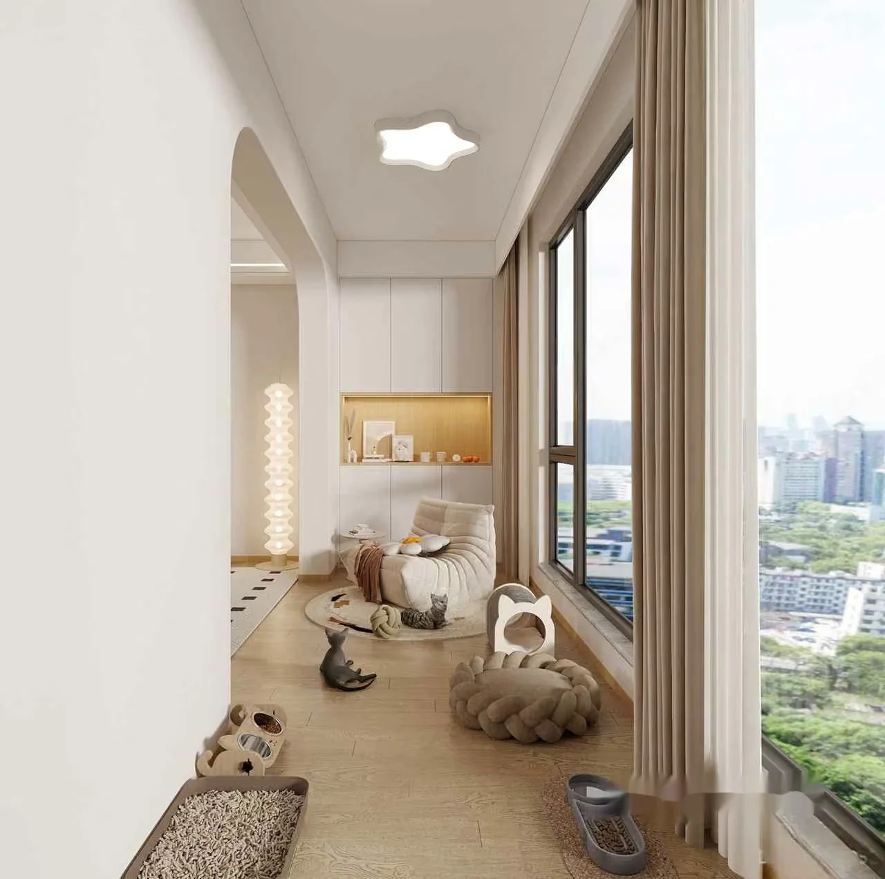 Modern Minimalist Interior 3D Model – 1139 – CORONA Render