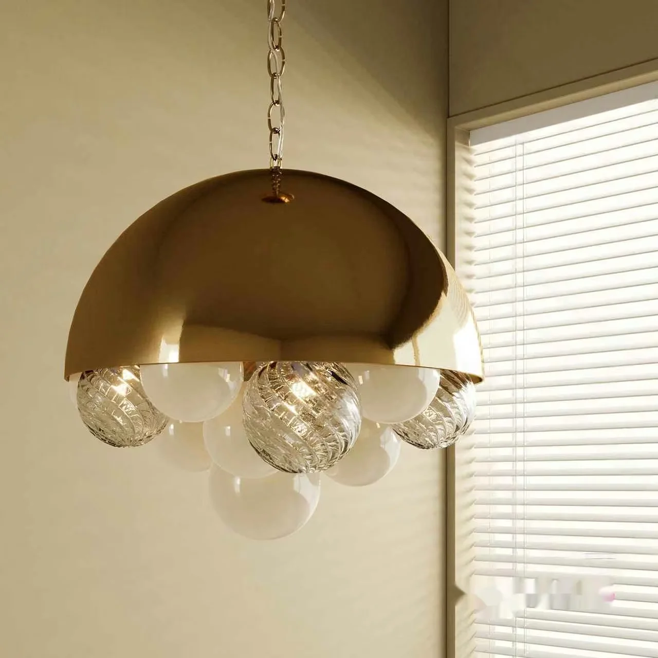 Gold Light Fixture 3D Model – 17331 – VRAY Render