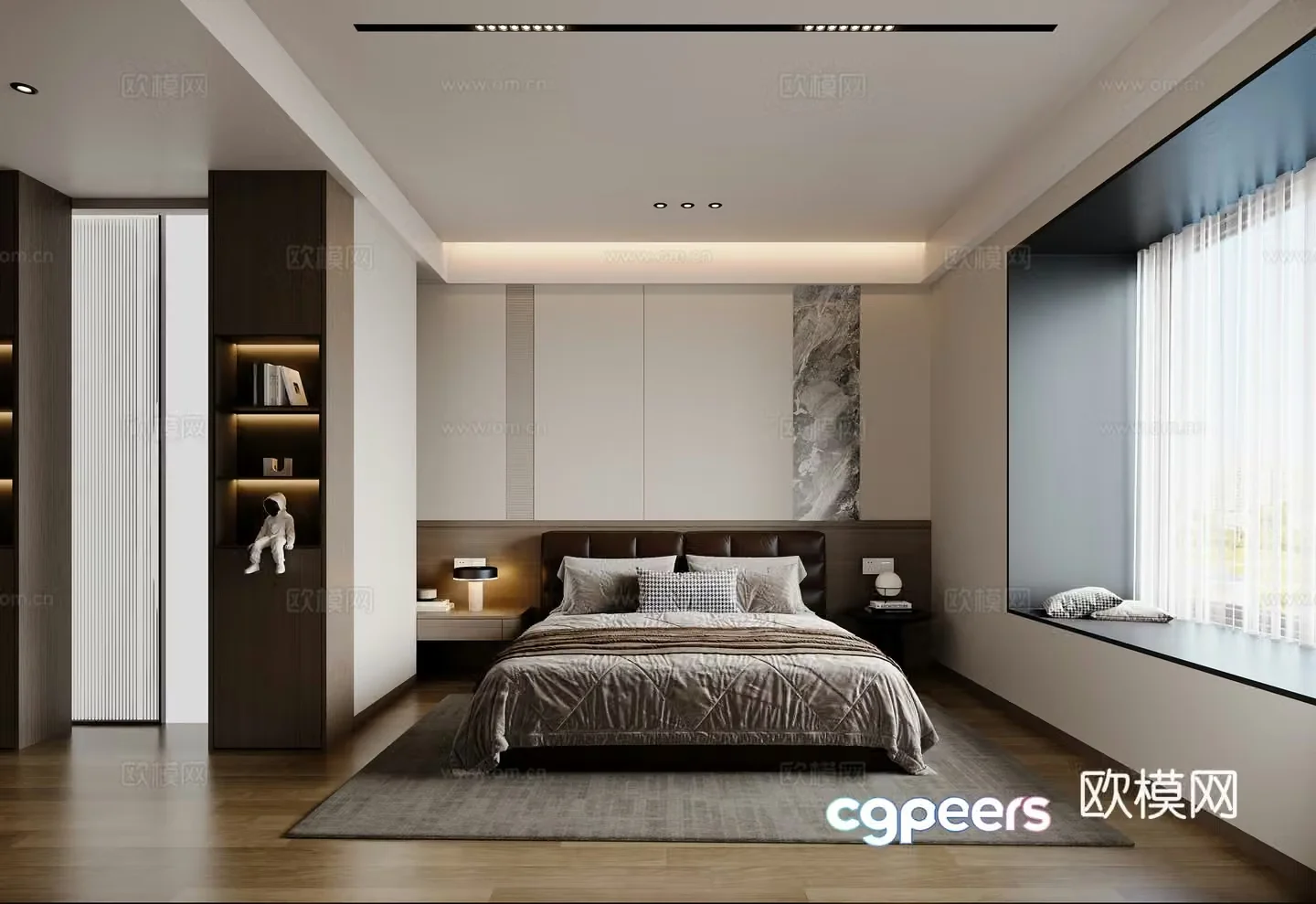 Italian bedroom 3d model