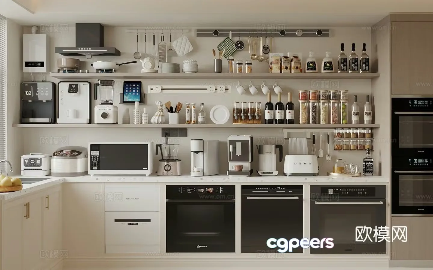kitchen appliances kitchen supplies dishwasher 3d model