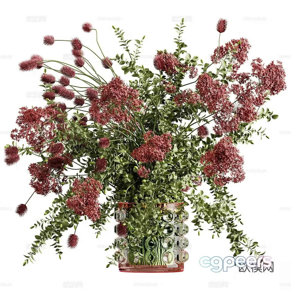 Vase flowers 3d model