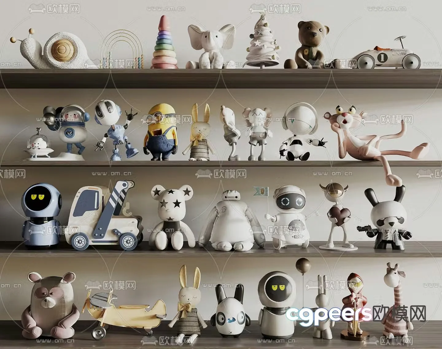 Children’s toys cartoon doll 3d model