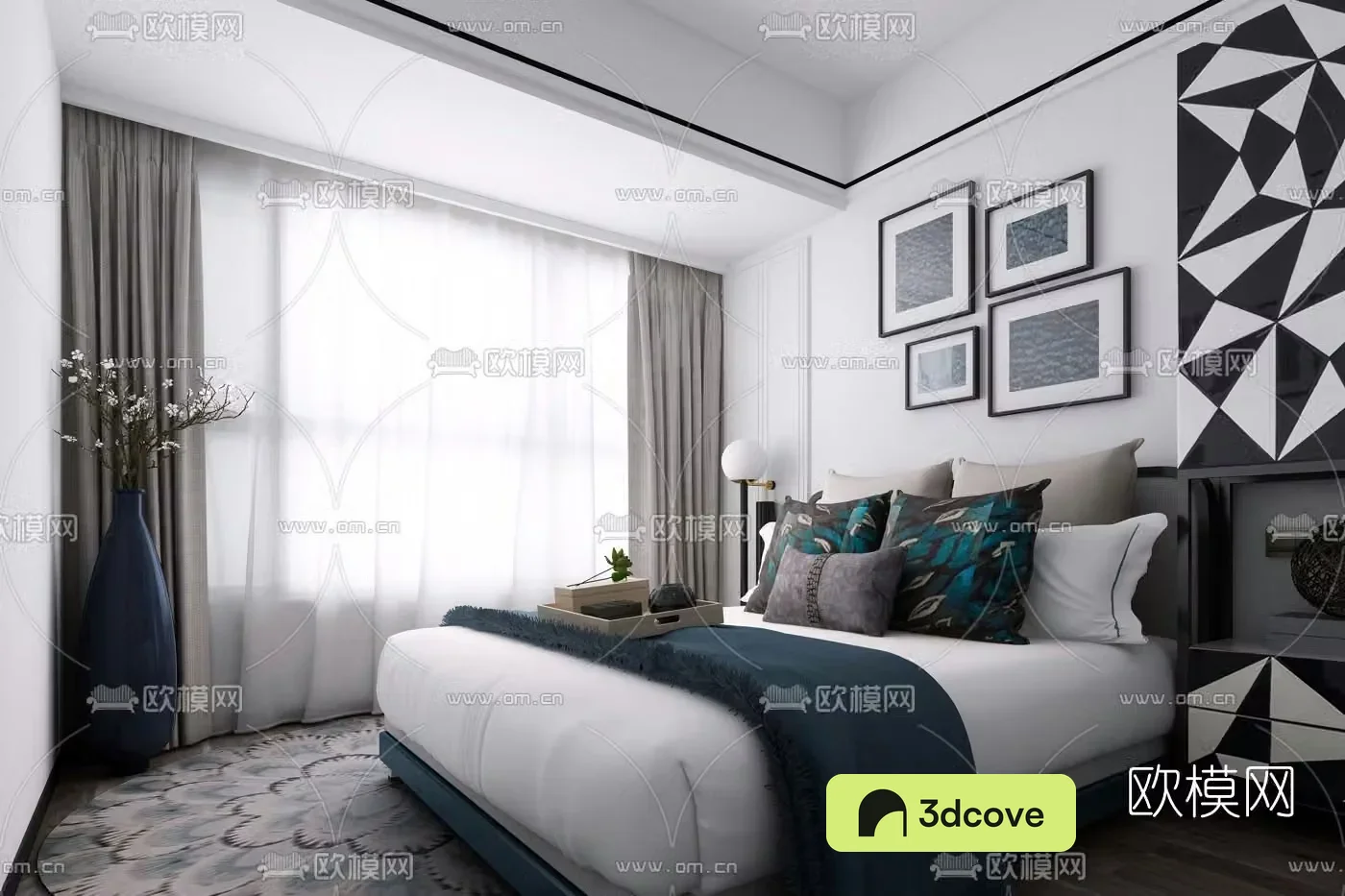 Shang International’s new work modern and fashionable bedroom