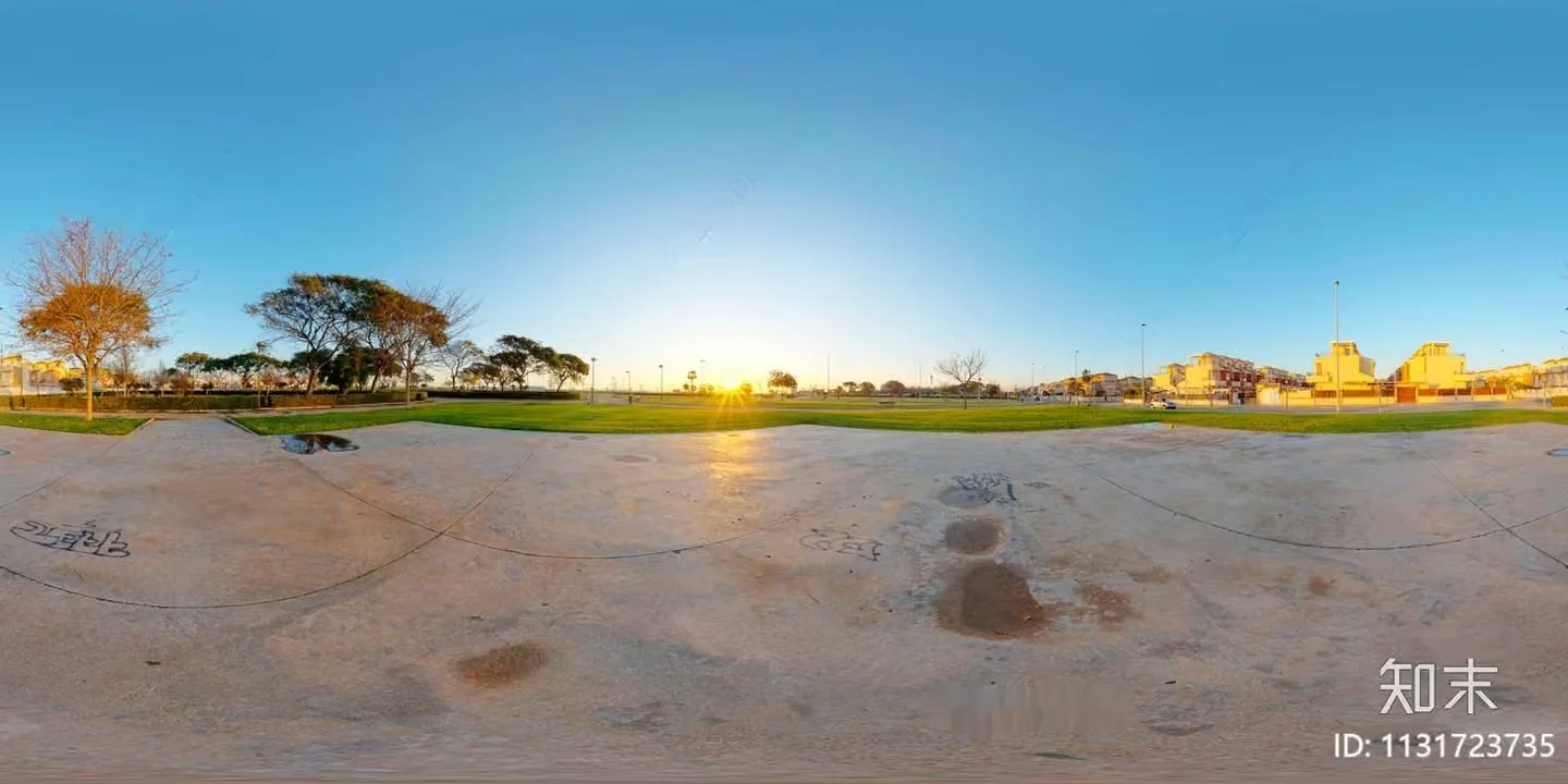 A Large Empty Concrete Area 3D Model – 15461 – VRAY Render
