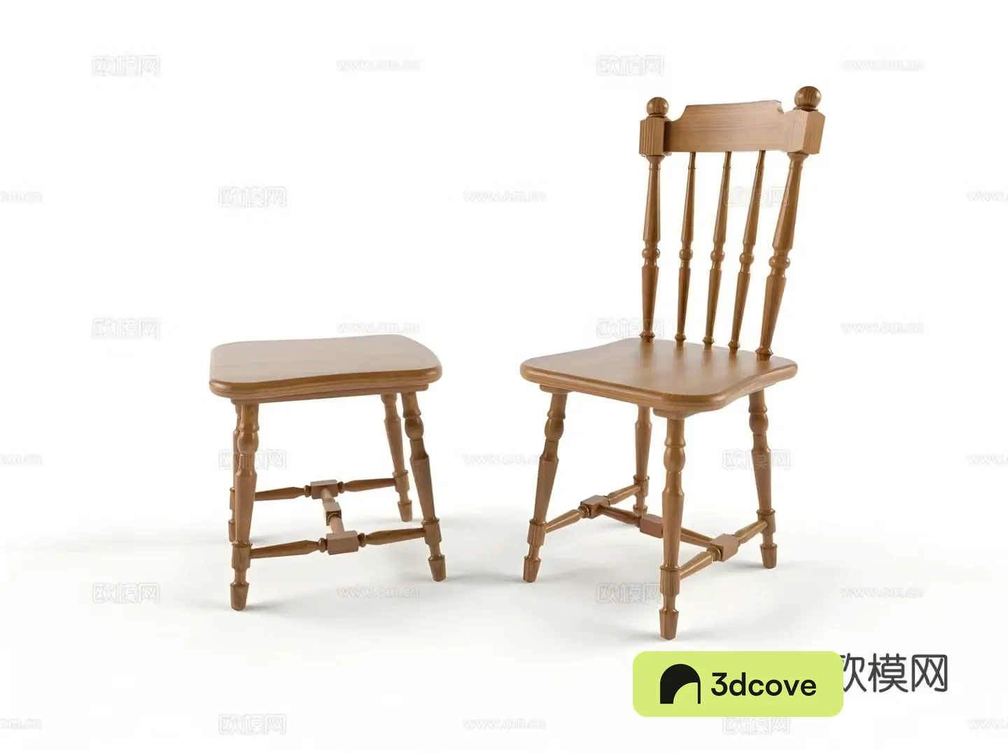 Simple European chair dining chair