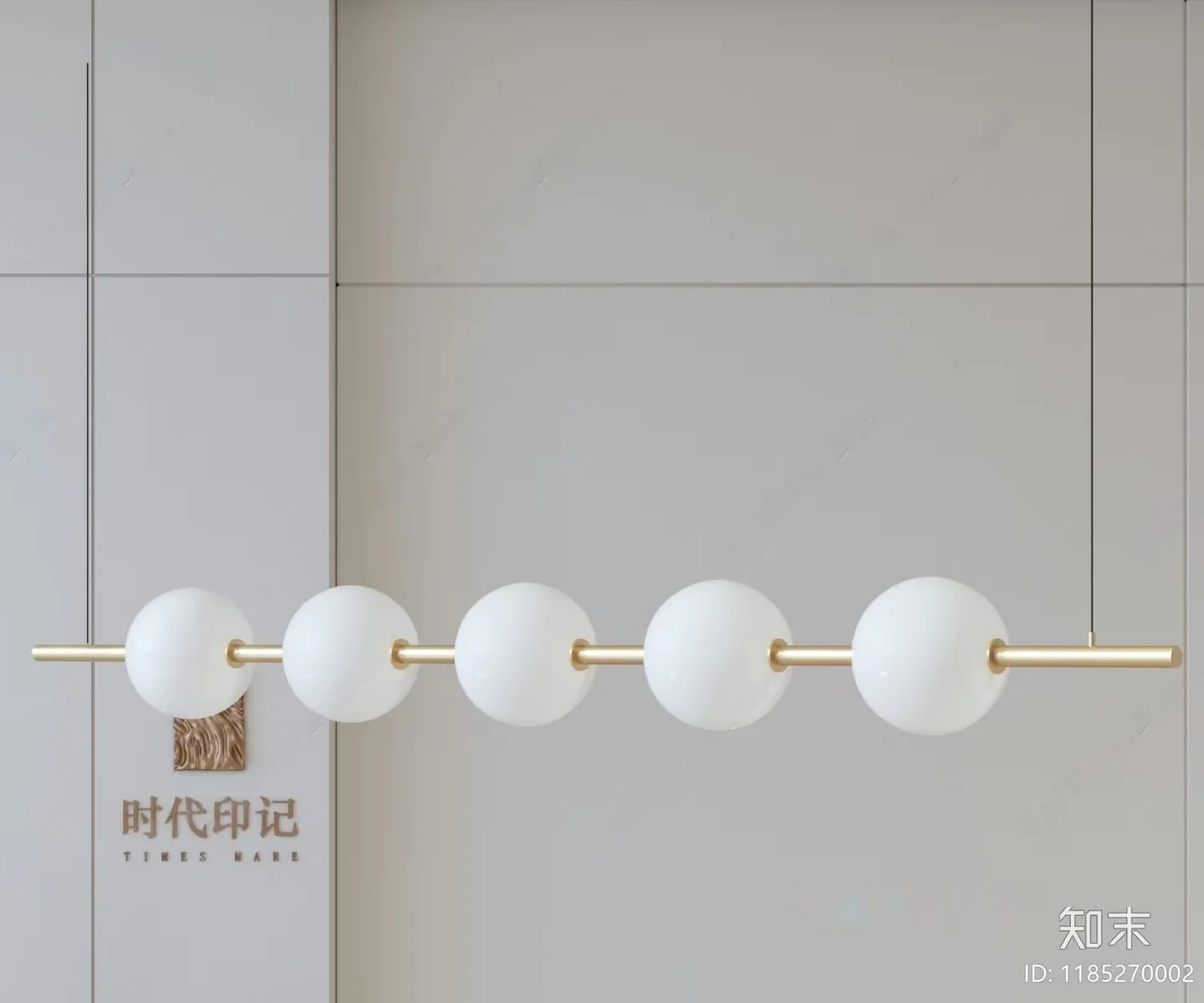 Gold Light Fixture 3D Model – 18628 – VRAY Render