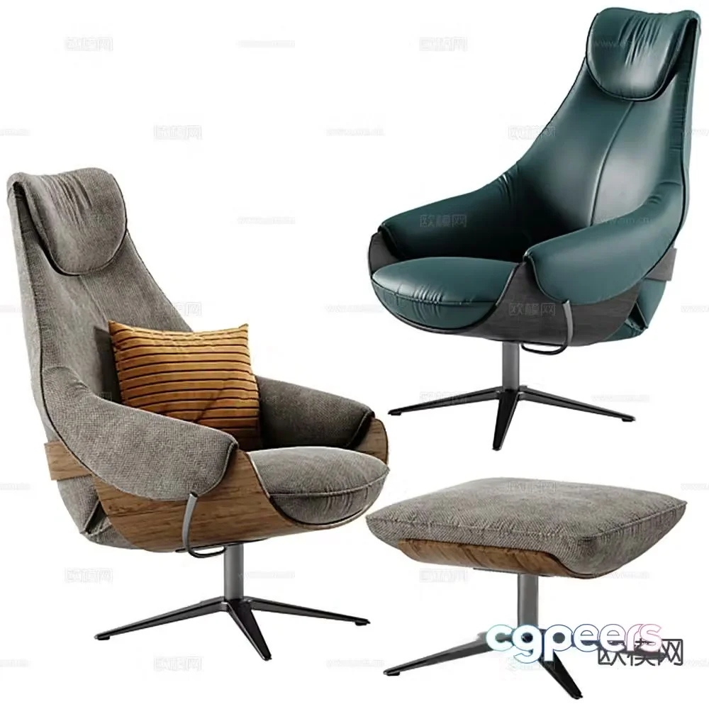 Modern executive chair boss chair office chair computer chair 3d model