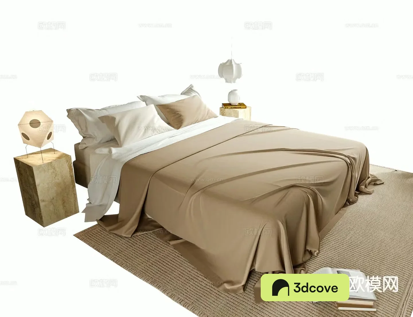 Medieval style double bed