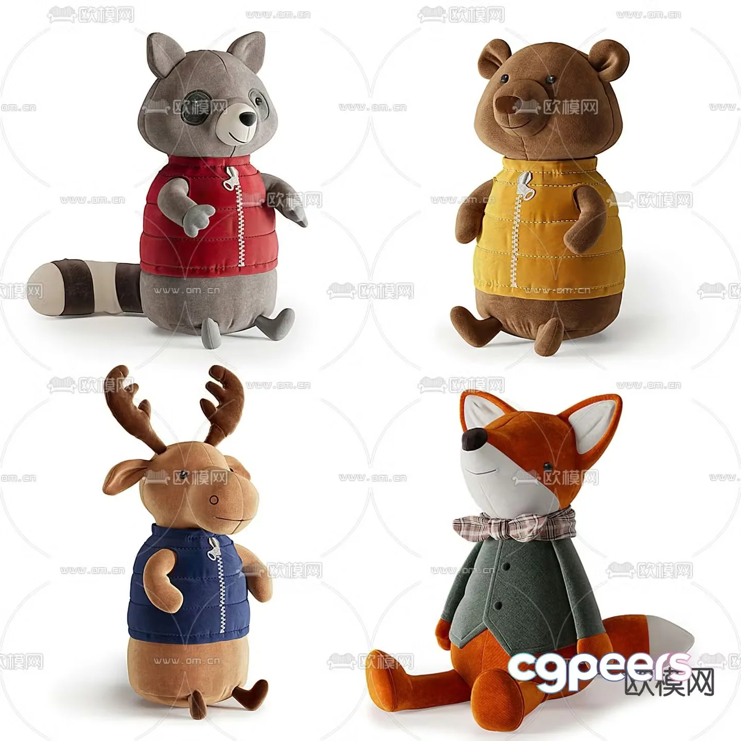 Modern children’s toy figurine 3d model