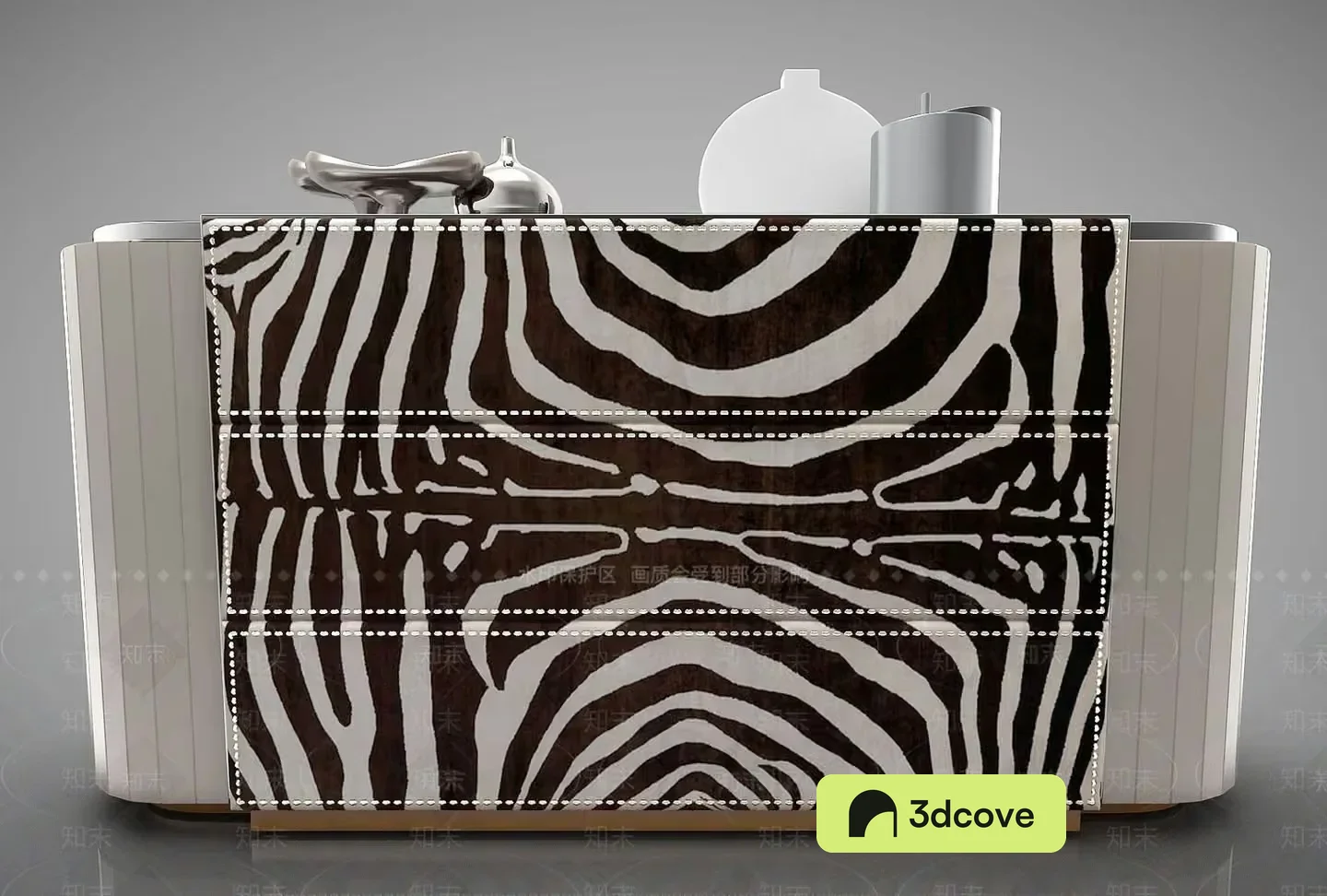 A Zebra-Print Dresser