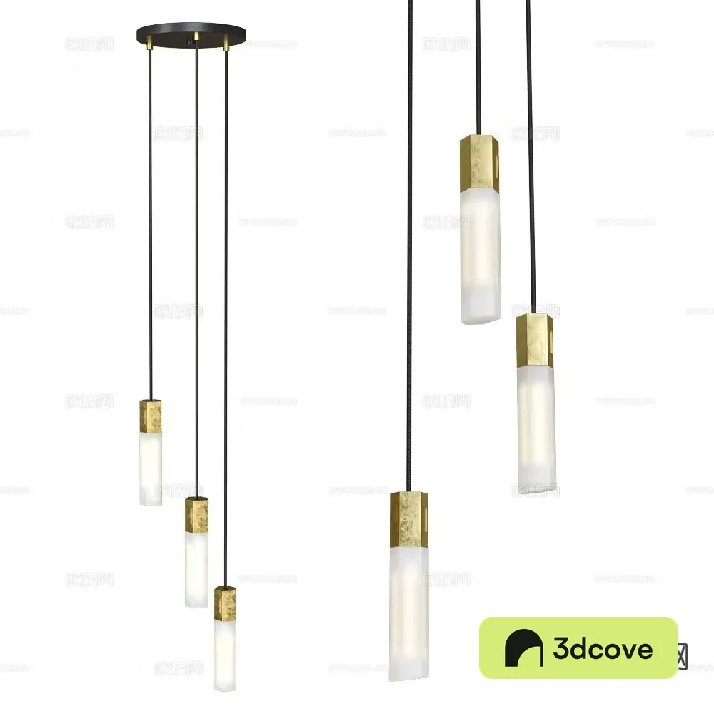 Tala round tube chandelier