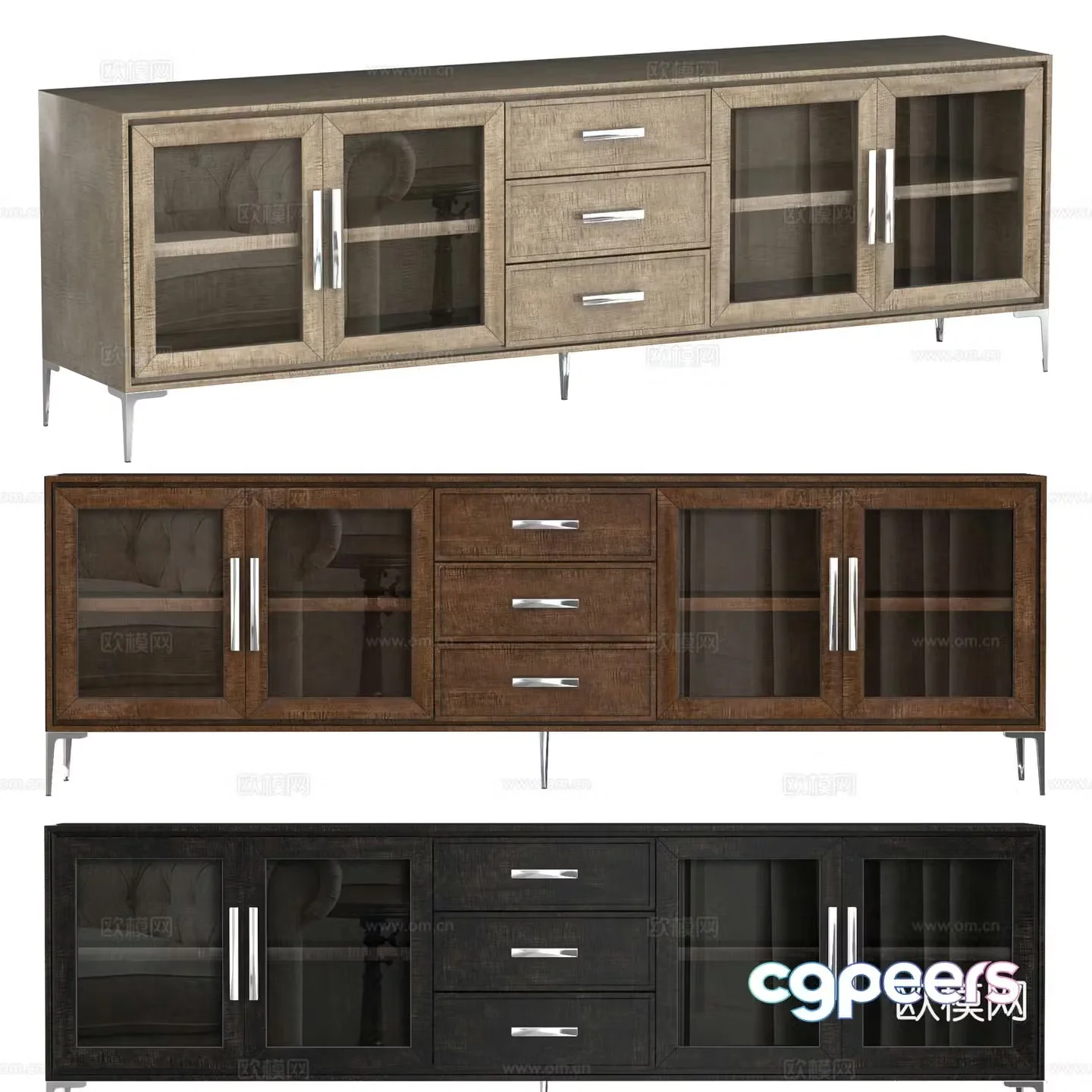 Modern TV cabinet 3d model