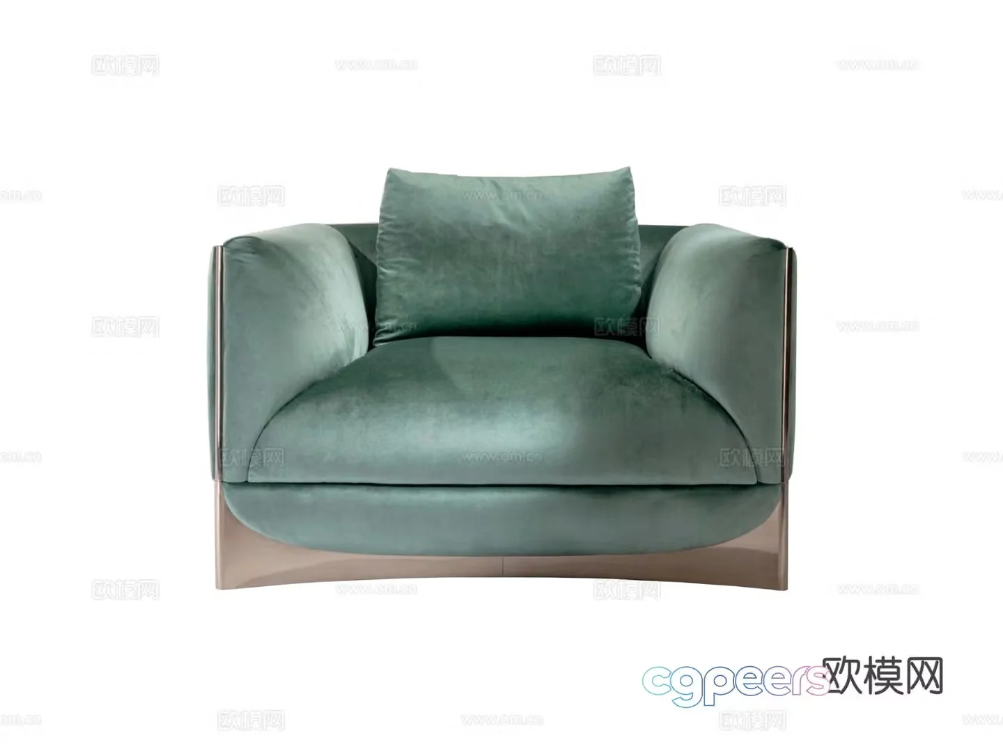 Visionnaire CA’ FOSCARI Single Sofa 3d Model