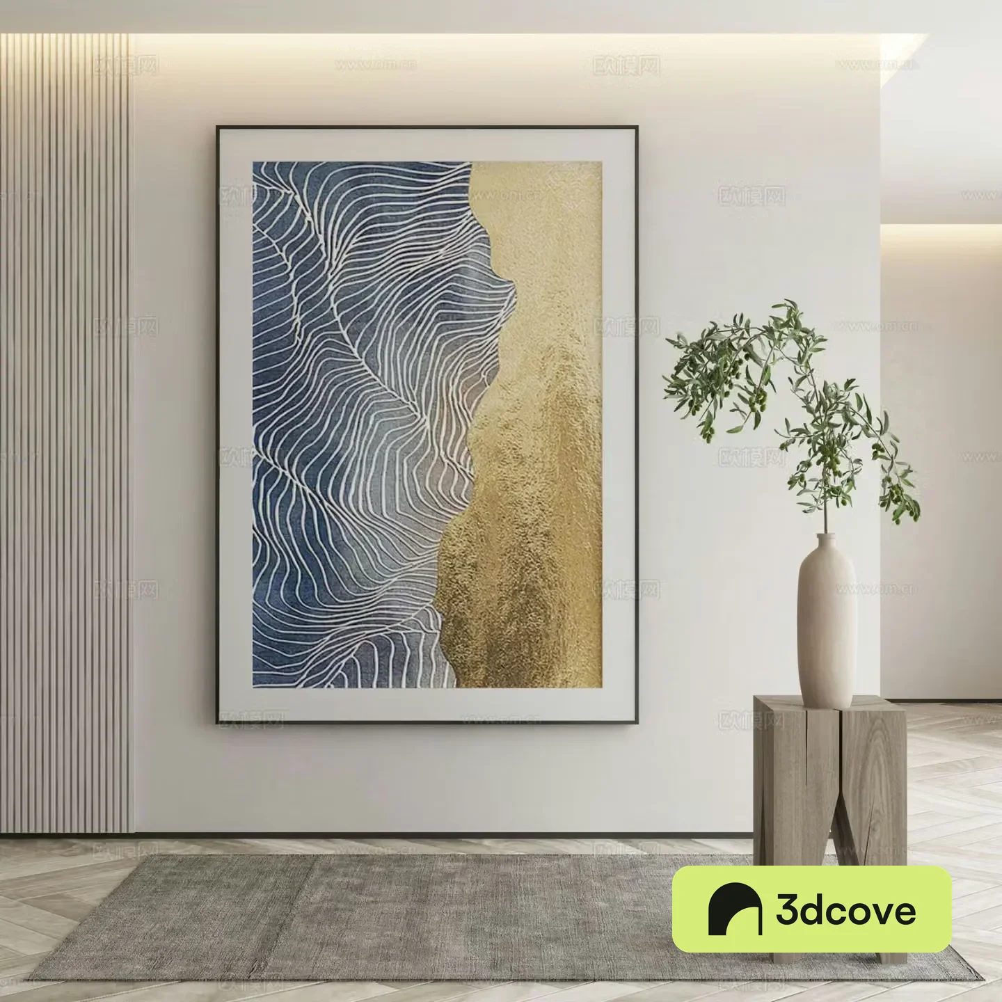 Modern texture painting decorative painting