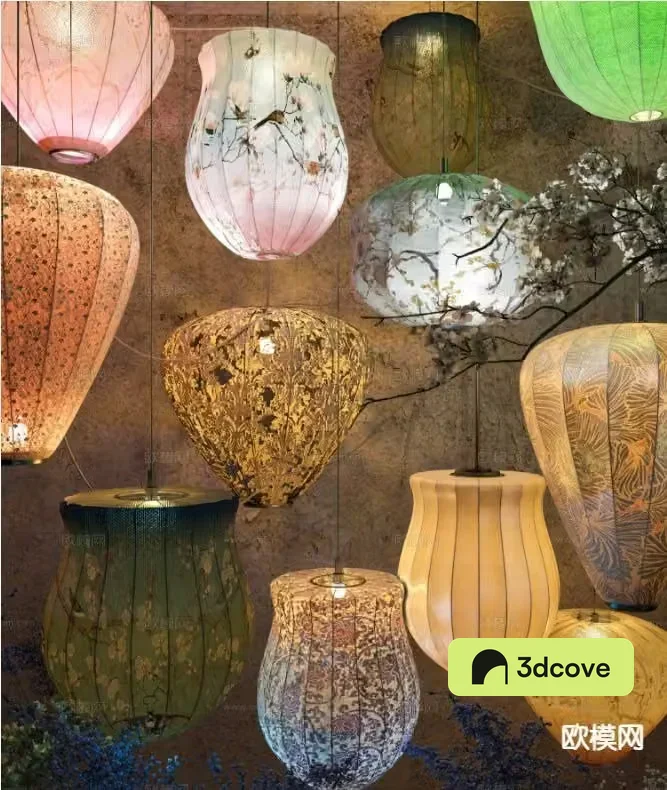 Chinese lantern decorative lamp