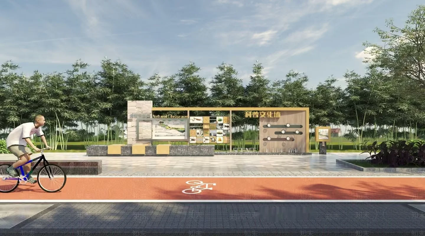 The Single Main Subject Is A Man Riding A Bike 3D Model – 13689 – VRAY Render