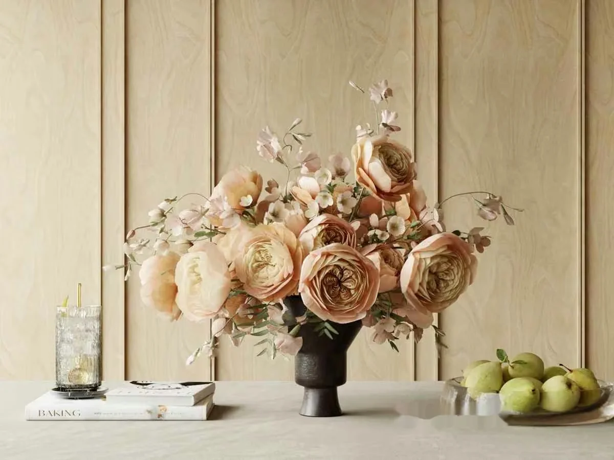 Vase With Flowers 3D Model – 15547 – CORONA Render
