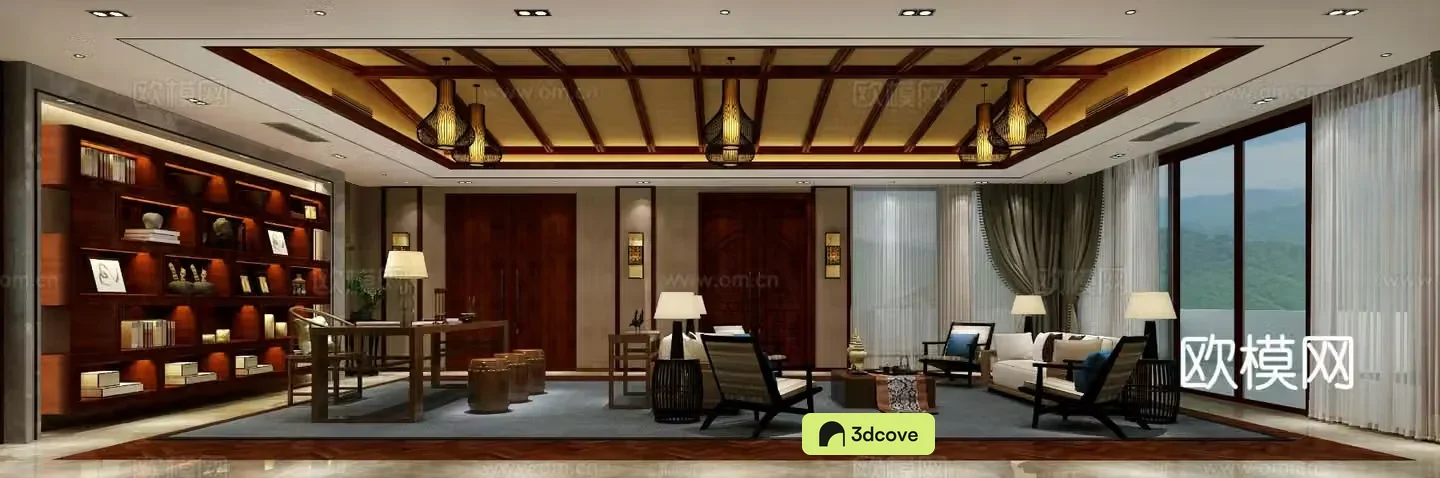 New Chinese style living room