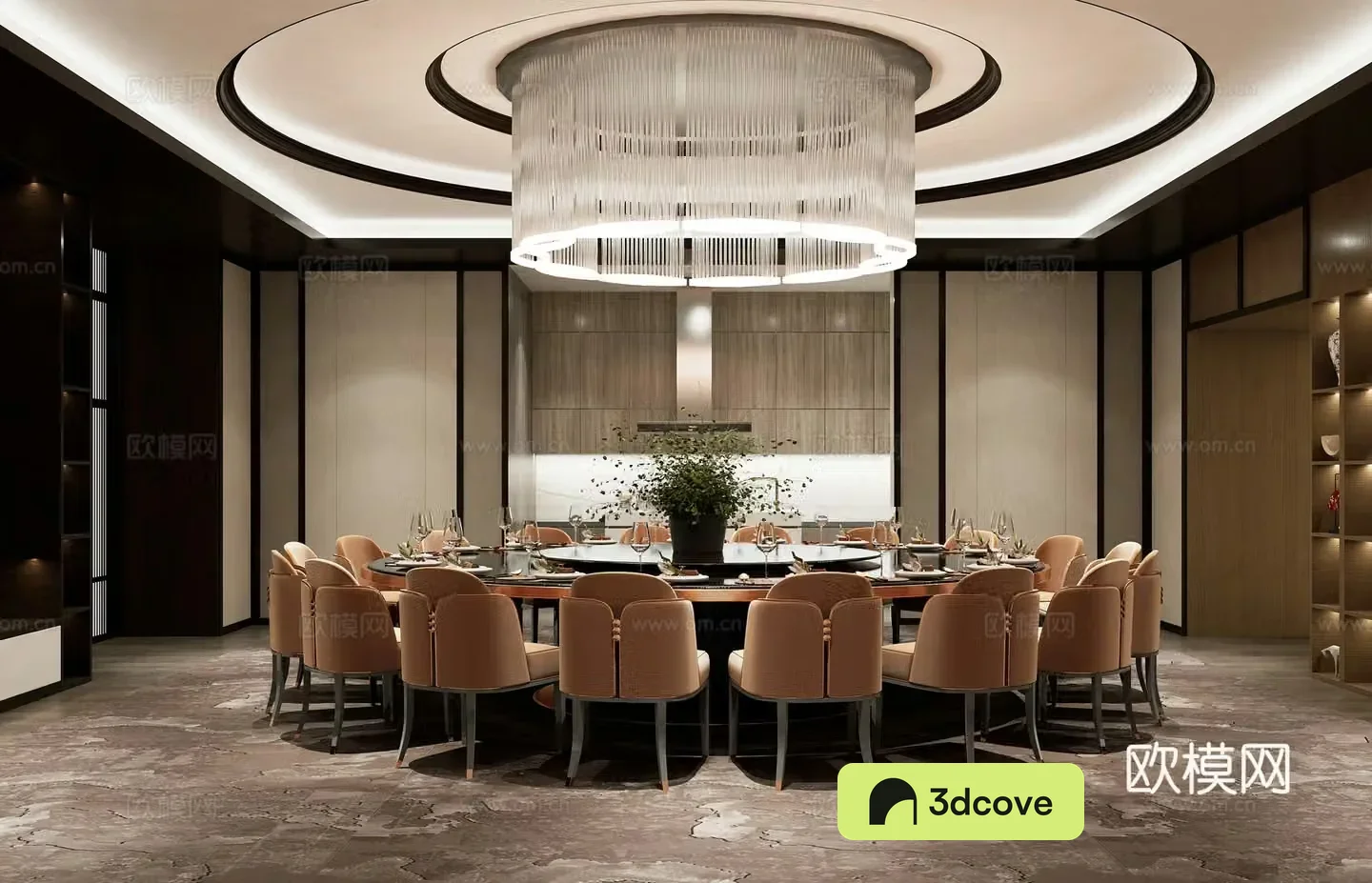 Modern restaurant private room Modern Chinese restaurant private room