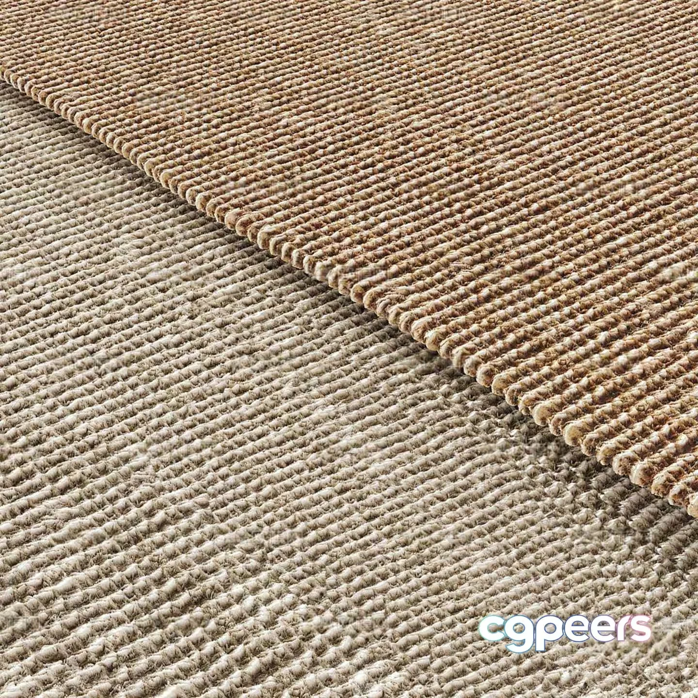 A Beige Rug 3D Model – 20964 – CORONA Render
