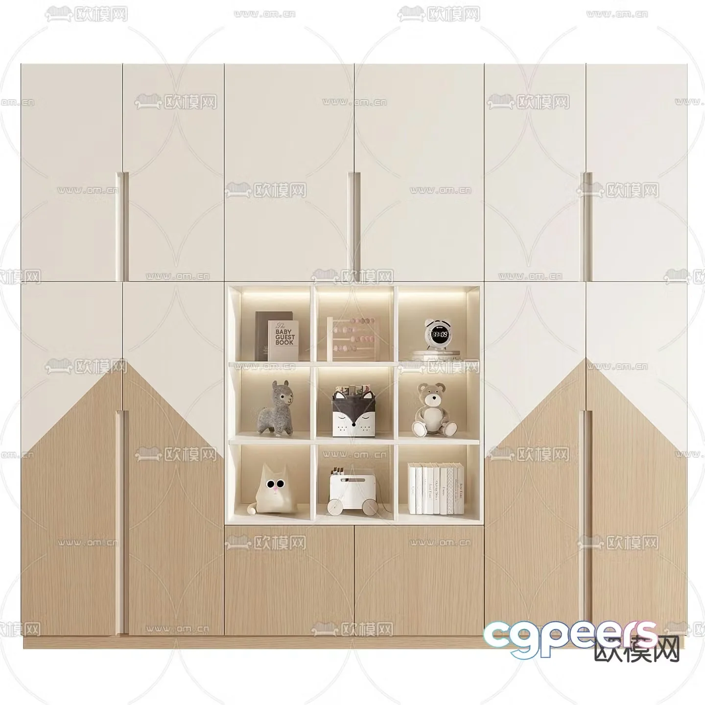 Children’s wardrobe 3d model