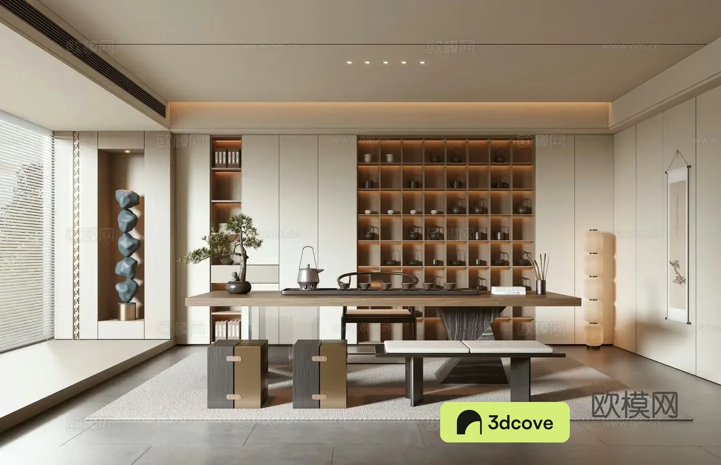 New Chinese tea room