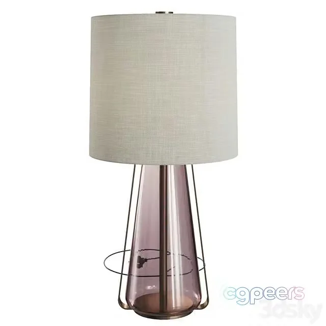 3ds Max Free – Baker lanterna rosa table lamp