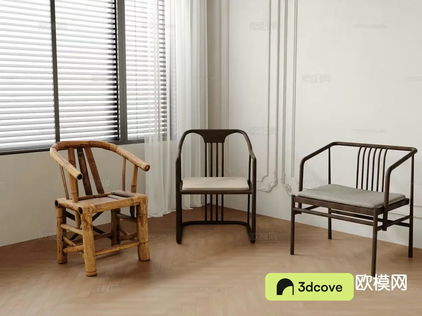 Chinese style chair arm chair dining chair