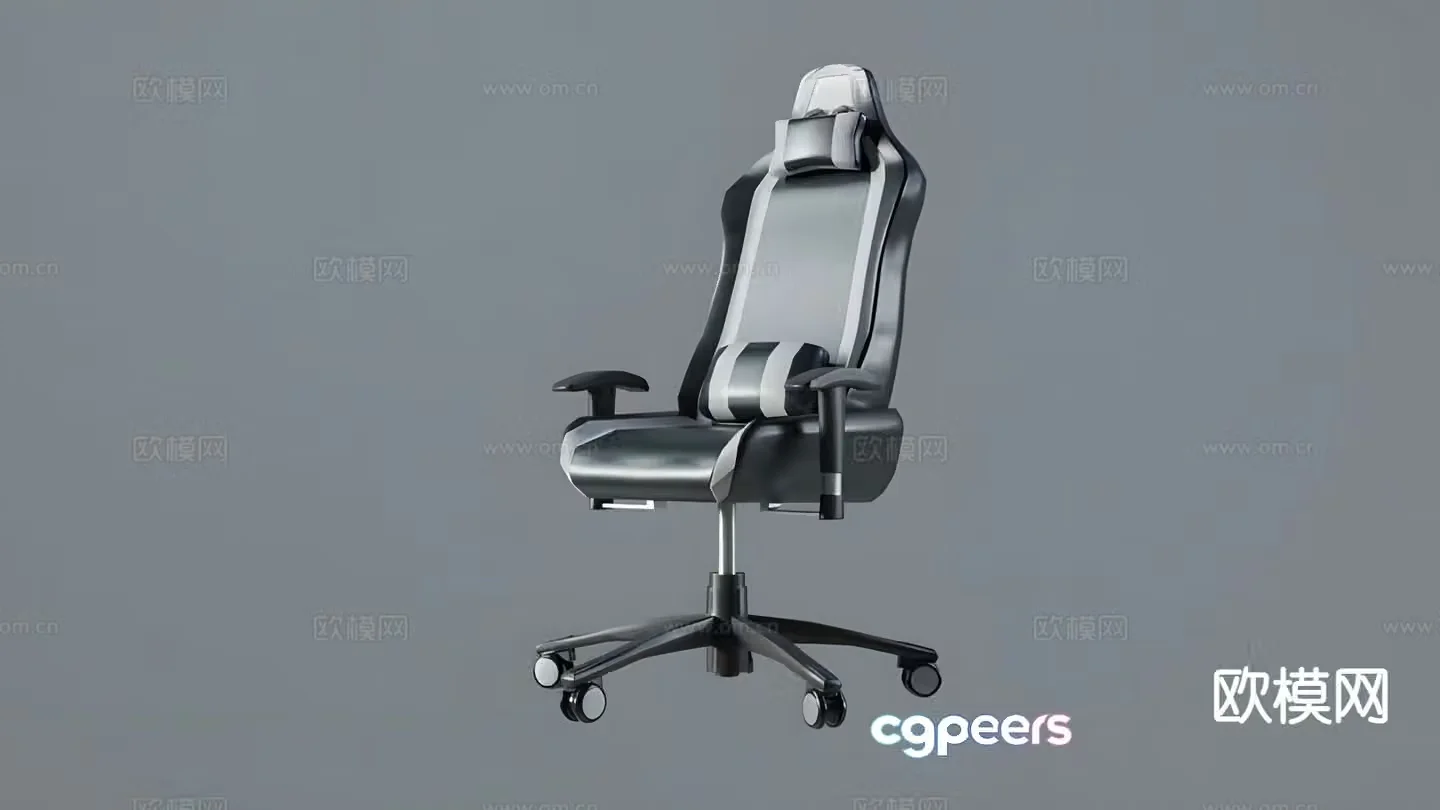 Gaming chair ergonomic chair 3d model