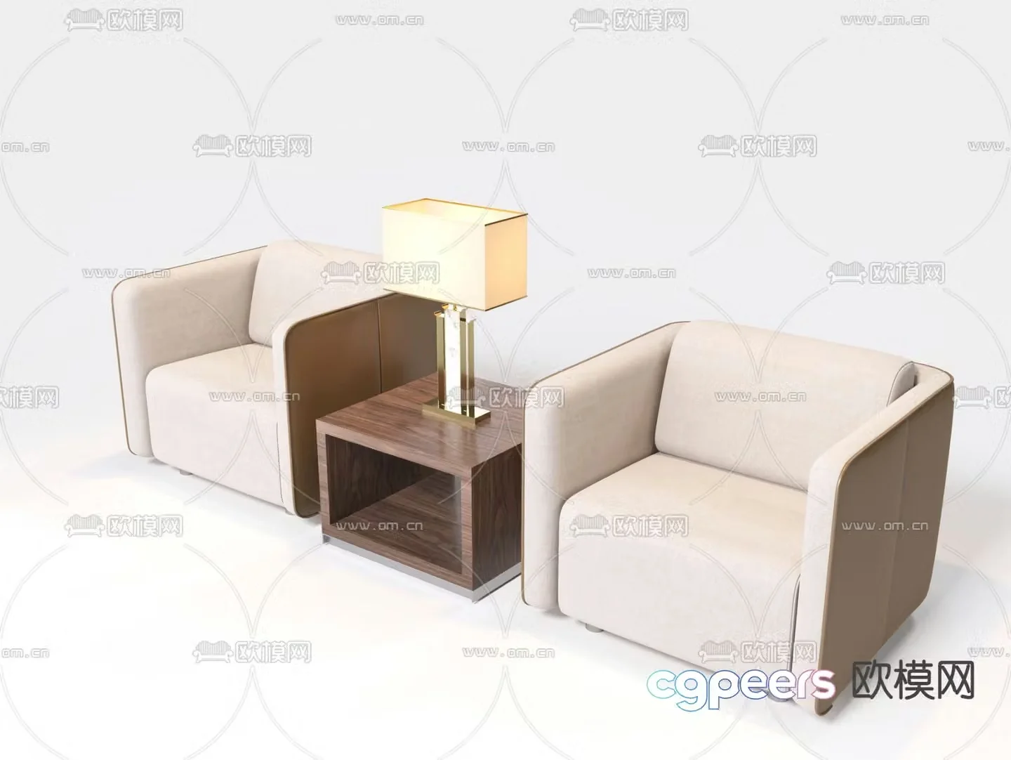 Office sofa VIP sofa 3d model