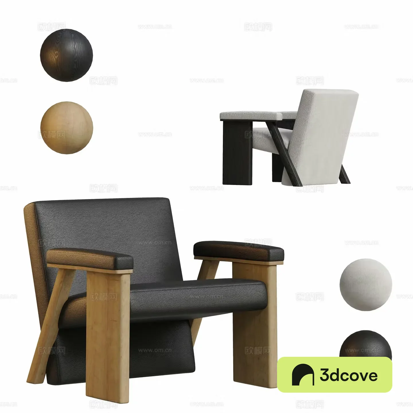 Modern chair leisure chair