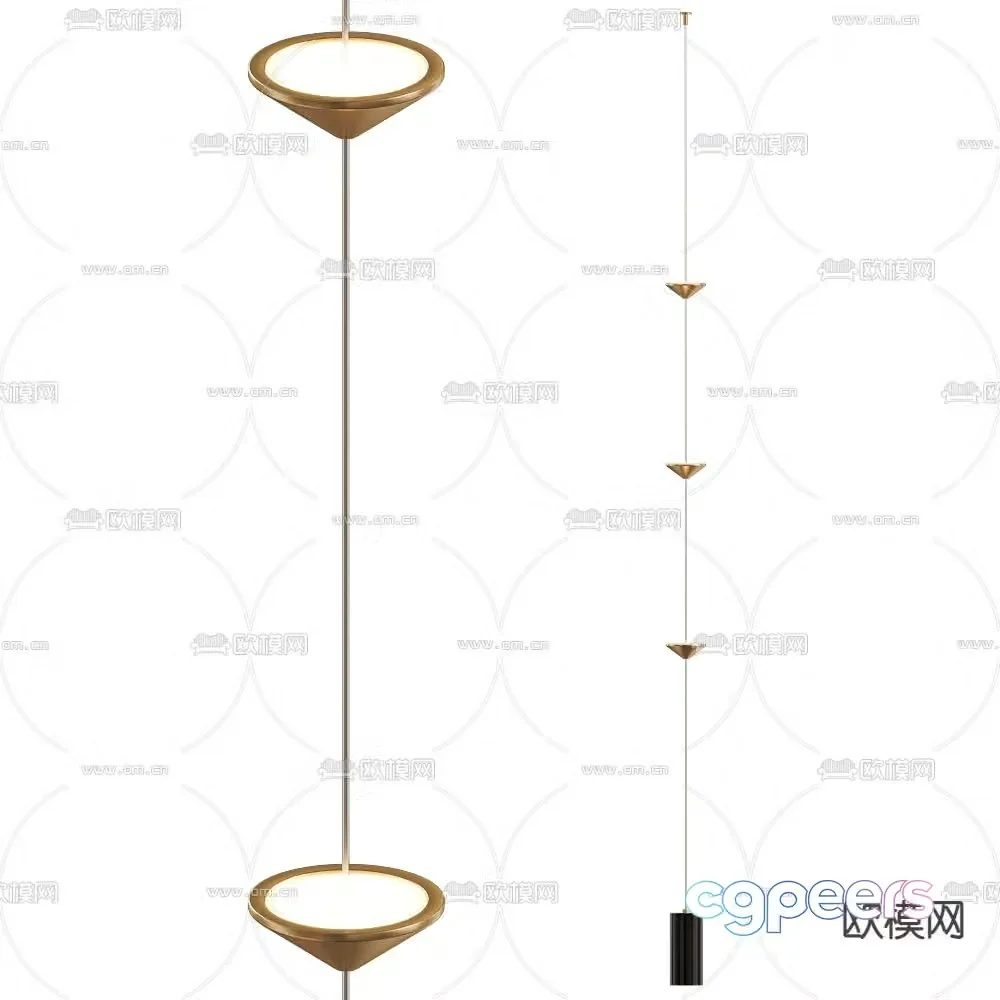 Paolo Castelli floor lamp 3d model