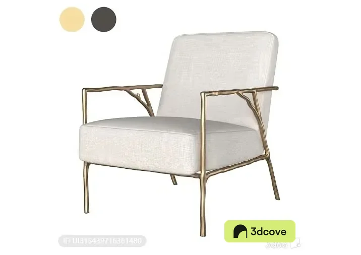 Gold Armchair