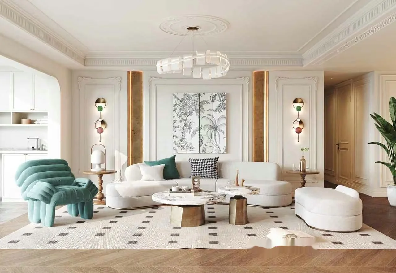Modern Living Room 3D Model – 12775 – VRAY Render