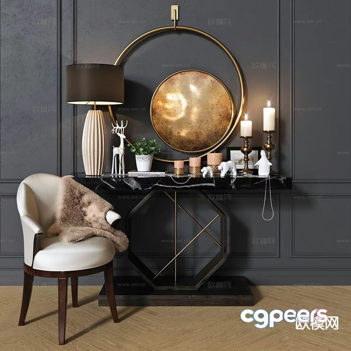 Dressing table 3d model