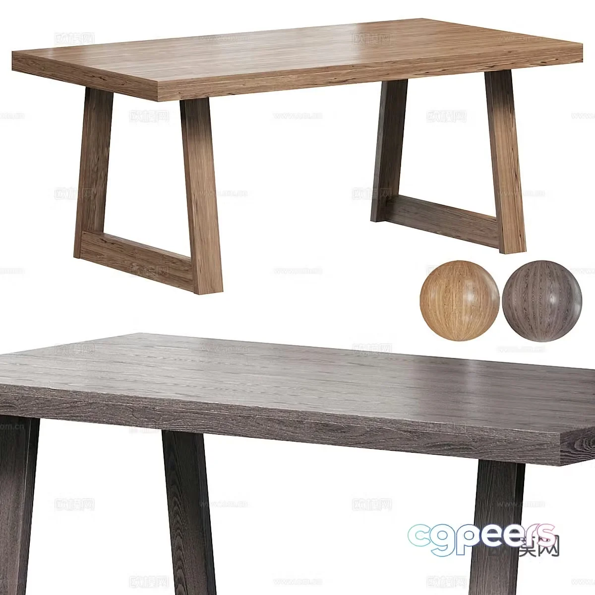 Desk 3d model